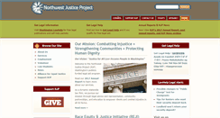 Desktop Screenshot of nwjustice.org