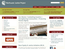 Tablet Screenshot of nwjustice.org